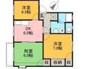 グランメールCの間取り画像