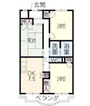 サンハイツ白山の間取り画像