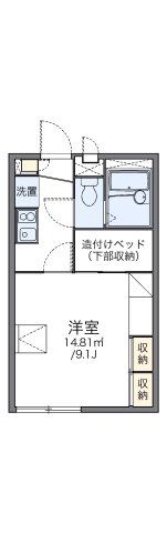 レオパレスグランドカメリアの間取り画像