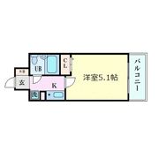 エスリード新大阪第7の間取り画像