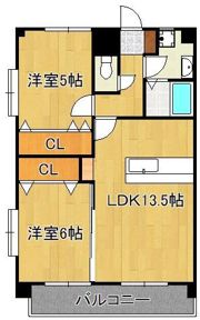 アクシオ足立の間取り画像