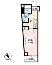 ヒルズ麦田町の間取り画像