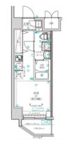 クラリッサ横浜阪東橋の間取り画像
