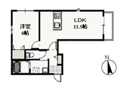 プレノアール Aの間取り画像