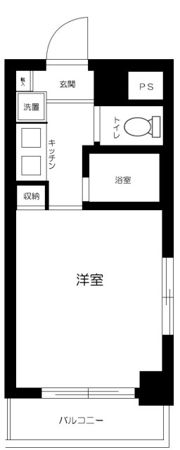 スカイコート早稲田 第3の間取り画像