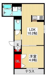 Sarene Courtの間取り画像