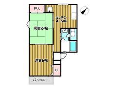 パレーシャル草津の間取り画像