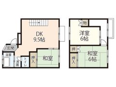 山中借家の間取り画像