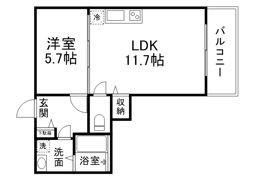 Casa上沢の間取り画像