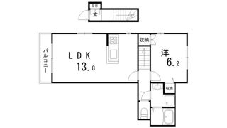 アクエルド野崎通の間取り画像
