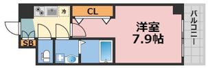 S-RESIDENCE堺筋本町Unoの間取り画像