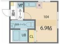 カインドネス港南2号棟の間取り画像
