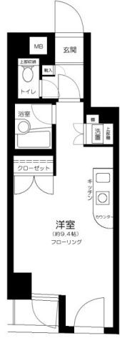 パークウェル世田谷若林の間取り画像