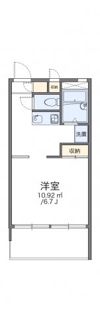 レオパレス田園の間取り画像