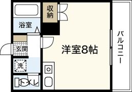 ディアハイツナカタの間取り画像