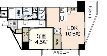アルル五日市駅前の間取り画像