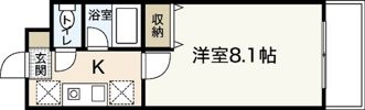 レジデンス山崎の間取り画像
