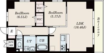 GRANDUKE高辻の間取り画像