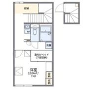 レオパレス3mの間取り画像