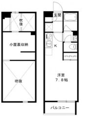 ダイレクト・メゾン原木中山の間取り画像