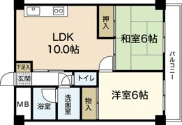ハーシオンフルタⅡの間取り画像