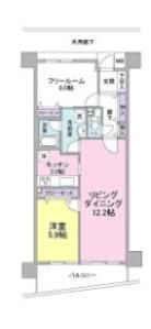 グランコープ東高麗橋の間取り画像