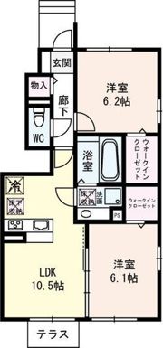 コスモパレスⅢの間取り画像