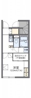 レオパレスエスターテベントの間取り画像