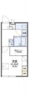 レオパレスフォレストコート大井の間取り画像