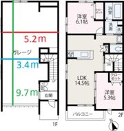 plaisir A棟の間取り画像
