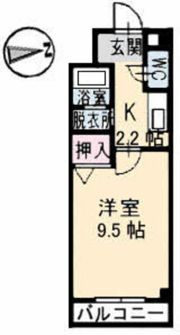 メゾンフローラの間取り画像
