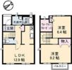 パルモ城内 A棟の間取り画像