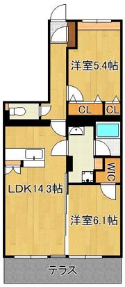 モアプラス日明エントラーダの間取り画像