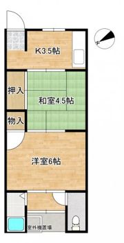 中村アパートの間取り画像