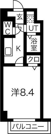 ヒルズ小松の間取り画像