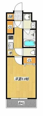 ハーモニーレジデンス東京アーバンスクエアの間取り画像