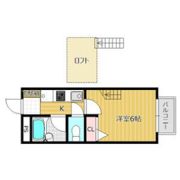 クレージュ山崎の間取り画像