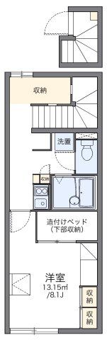 レオパレスルミエール明神の間取り画像