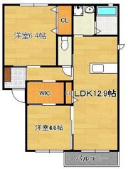 M.J.SKY C棟の間取り画像
