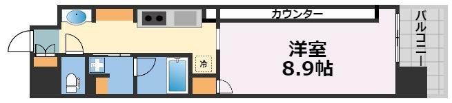 アーバネックス心斎橋EASTの間取り画像