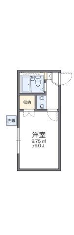 レオパレスドゥマンB館の間取り画像