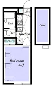 レオパレスサンファームの間取り画像