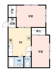 ハイムミドリの間取り画像