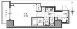 S-RESIDENCE谷町五丁目の間取り画像