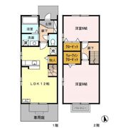 パークスクエア山室 Bの間取り画像
