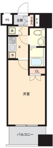 ヴィーダ・スカイコート品川の間取り画像