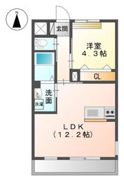 パープルオリエンテの間取り画像