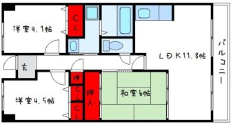 パストラル和泉の間取り画像