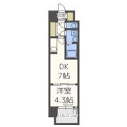 レオンコンフォート九条ガレリアの間取り画像