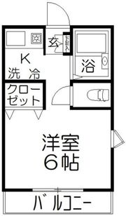 フローラ花俣の間取り画像